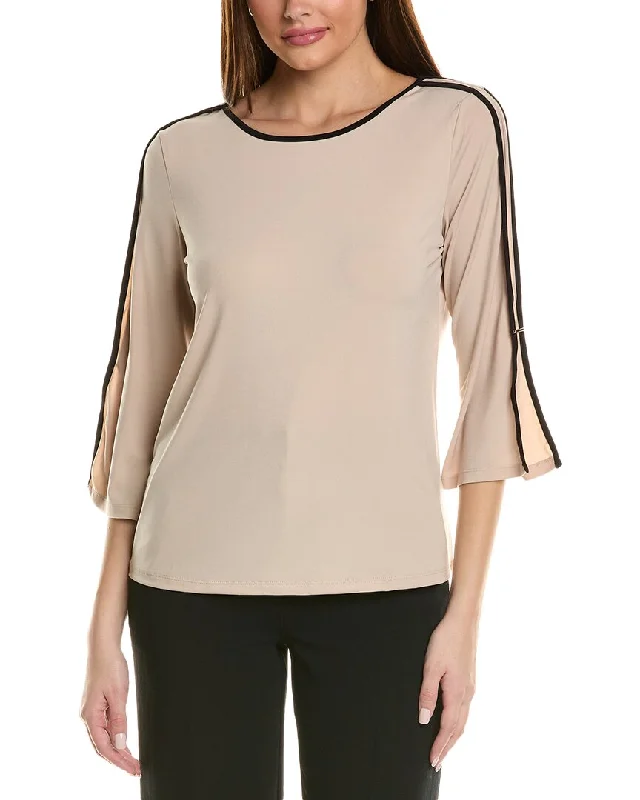 T Tahari Boat Neck Top Valentine's Special