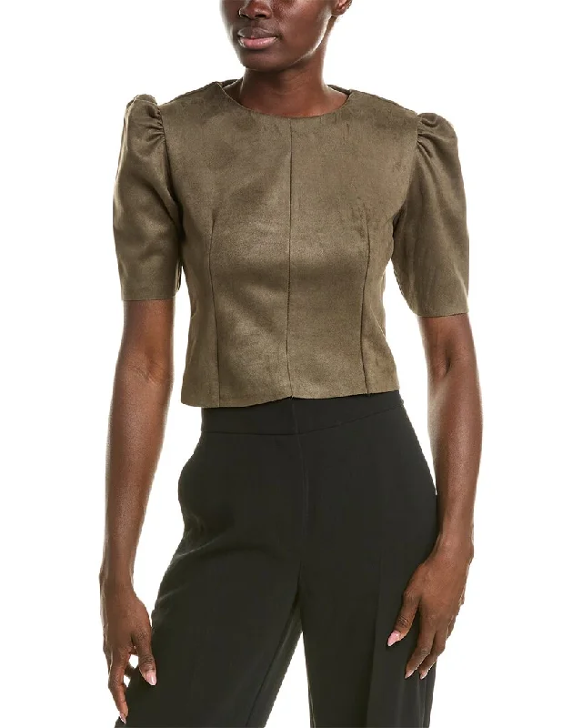 T Tahari Puff Sleeve Top Limited Time Offers