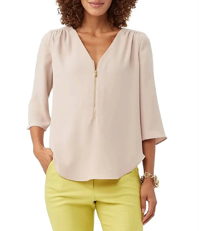 Tamarac Top In Flawless Beige Summer Fashion