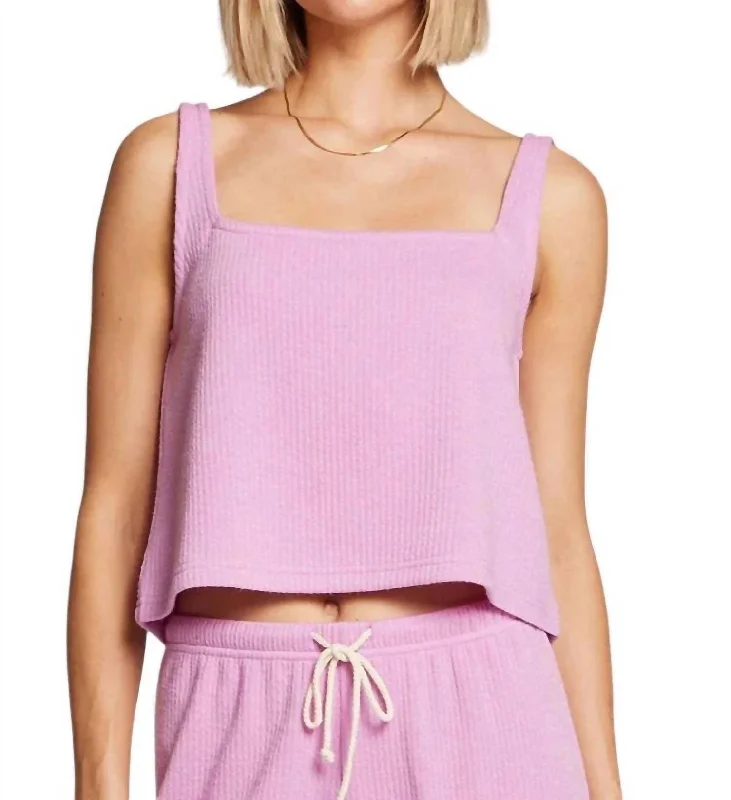 Tank Top In Ultra Violet Exquisite Craftsmanship