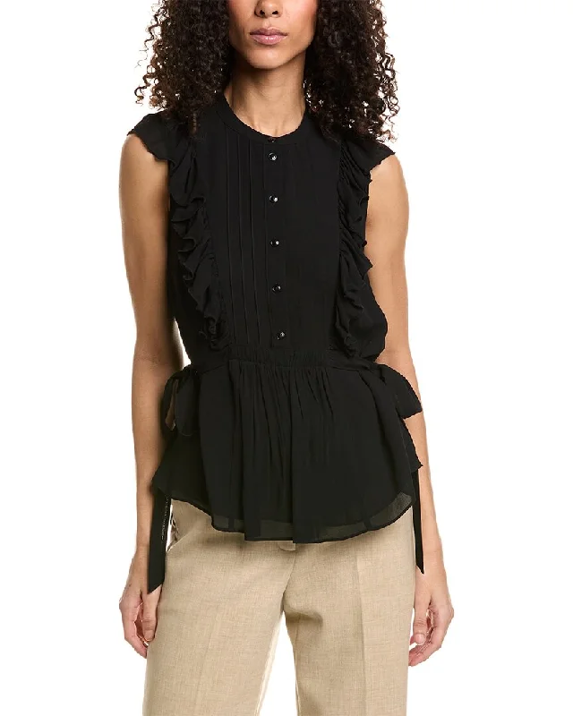 Ted Baker Ruffle Blouse Save On Classic Elegant Styles