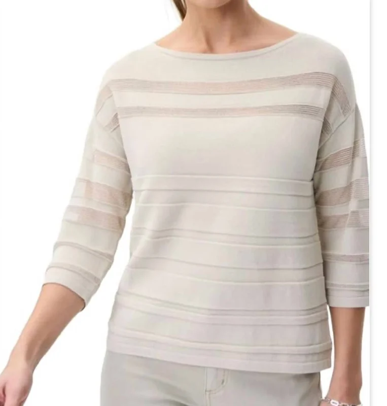 Texturize Top In Moonstone Seize Bargains