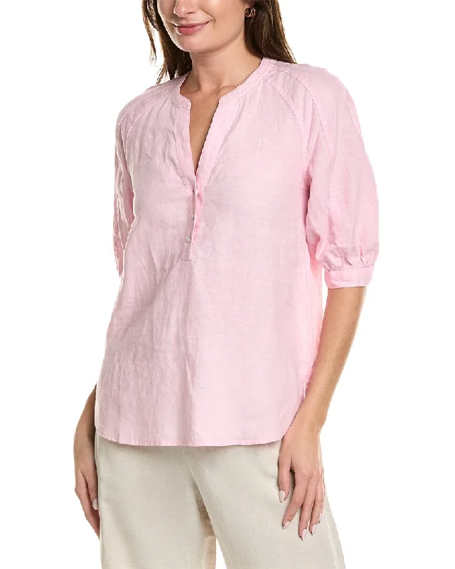 Tommy Bahama Coastalina Elbow-Sleeve Linen Top Style Upgrade