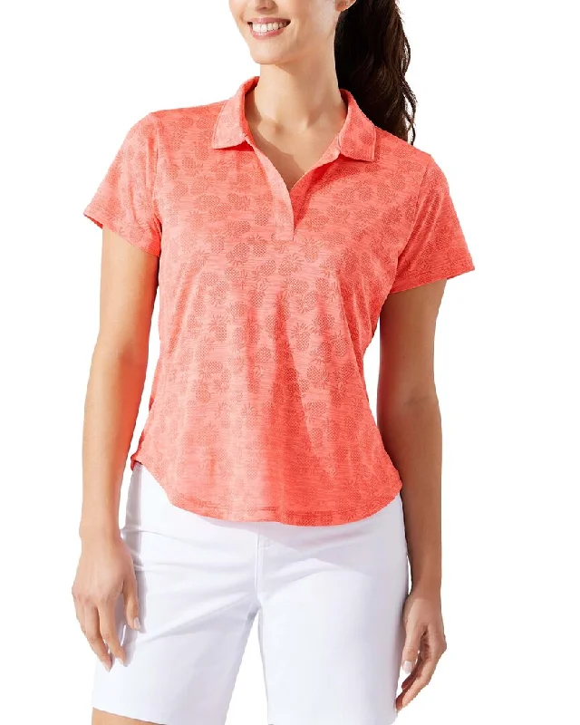 Tommy Bahama Palm Coast Pineapple Polo Shirt Modern Women's Fashion