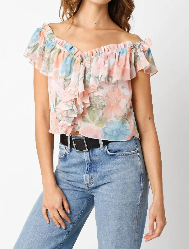 Tori Top In Multi New Season Fashion Preview Sale