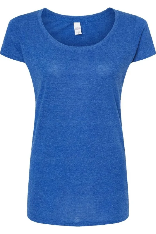 Tultex Women´s Poly-Rich Scoop Neck T-Shirt Pastel Styles