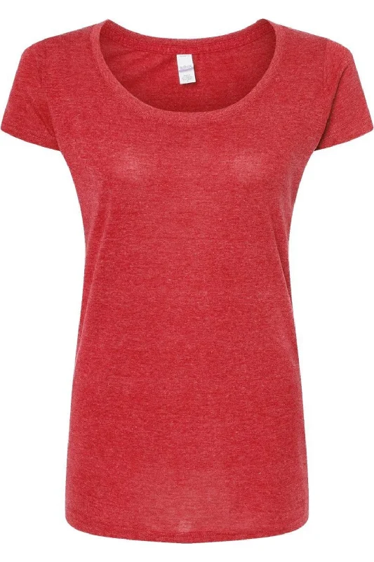 Tultex Women´s Poly-Rich Scoop Neck T-Shirt Effortless Style