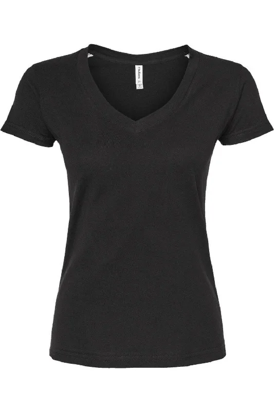 Tultex Women´s Slim Fit Fine Jersey V-Neck T-Shirt Chic Outfits