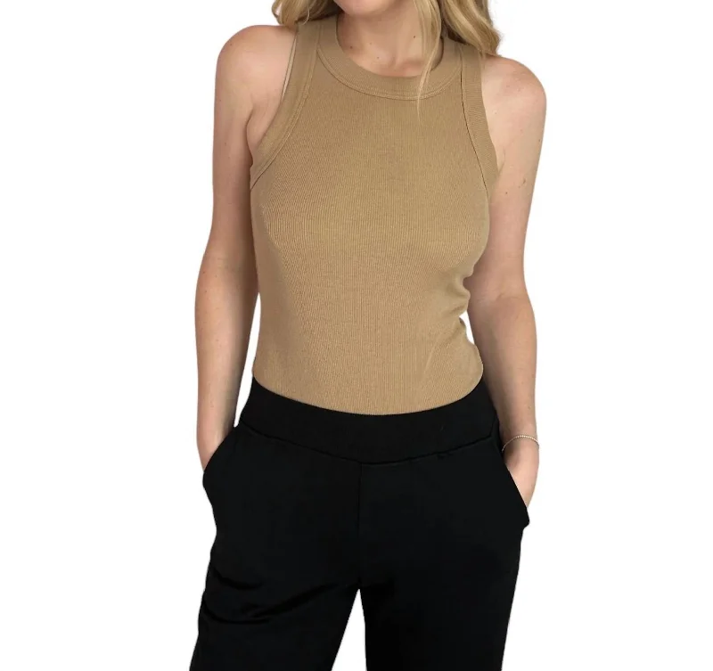 Turner Tank Top In Camel Wardrobe Refresh