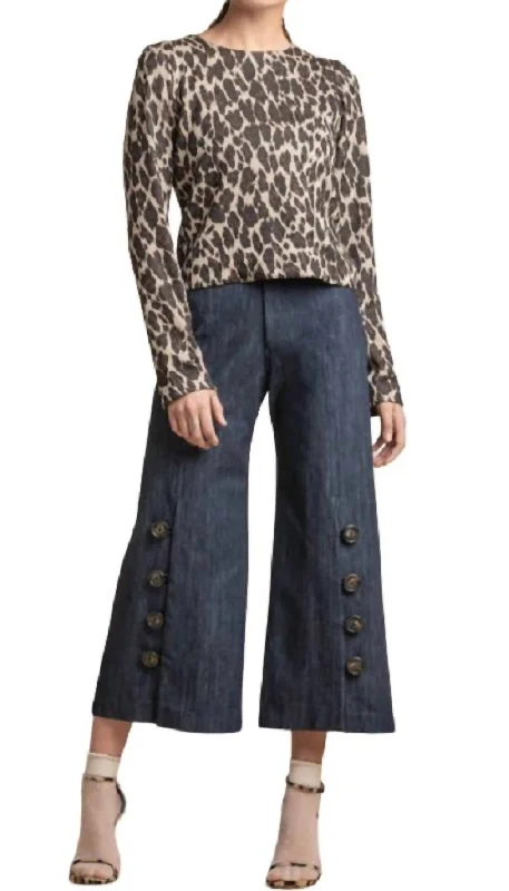 Valentina Top In Leopard Seasonal Trends