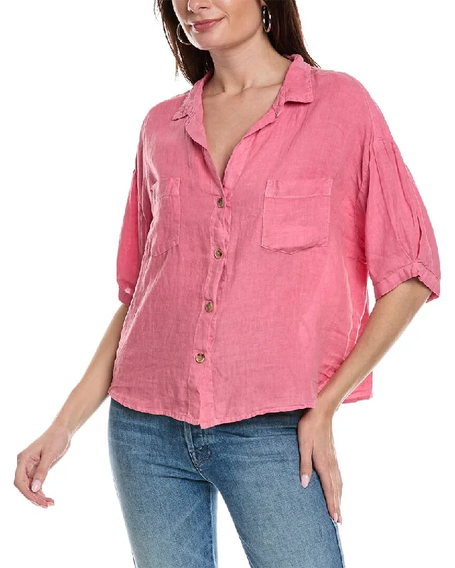 Velvet by Graham & Spencer Linen Top New Styles Just In