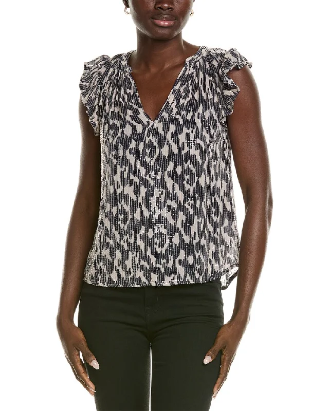 Velvet by Graham & Spencer Sequined Top Big Savings