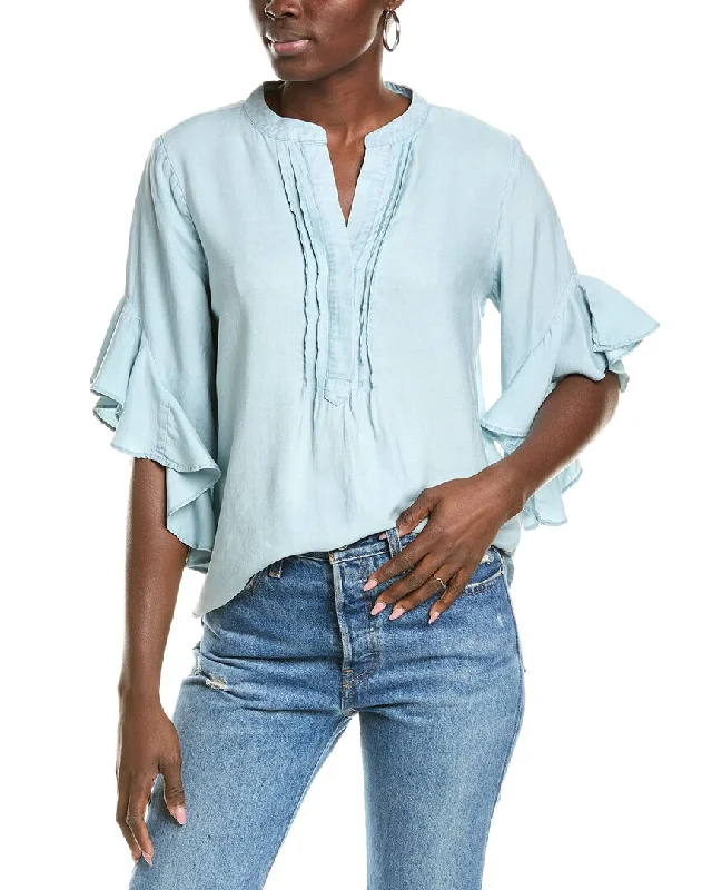 Vince Camuto Flutter Sleeve Top Wardrobe Update