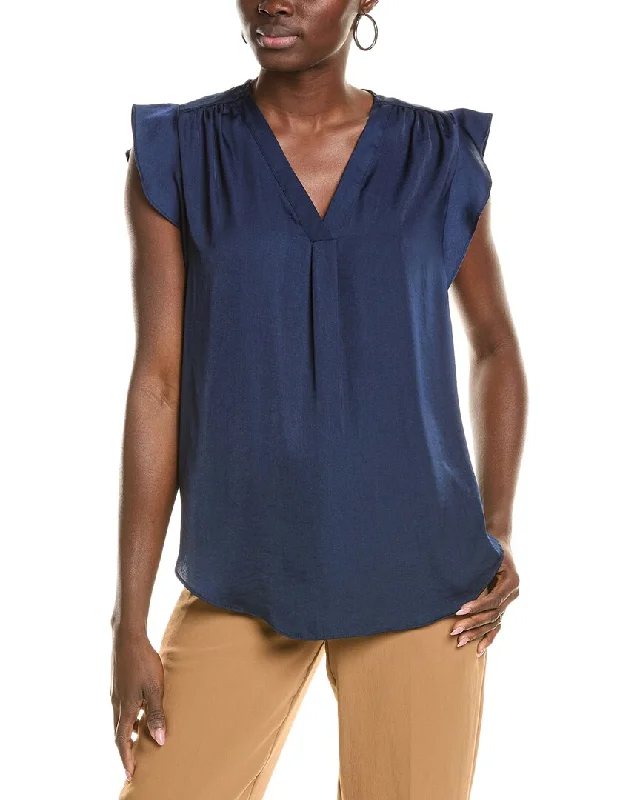 Vince Camuto Ruffle Sleeve Blouse Mid Season Sale