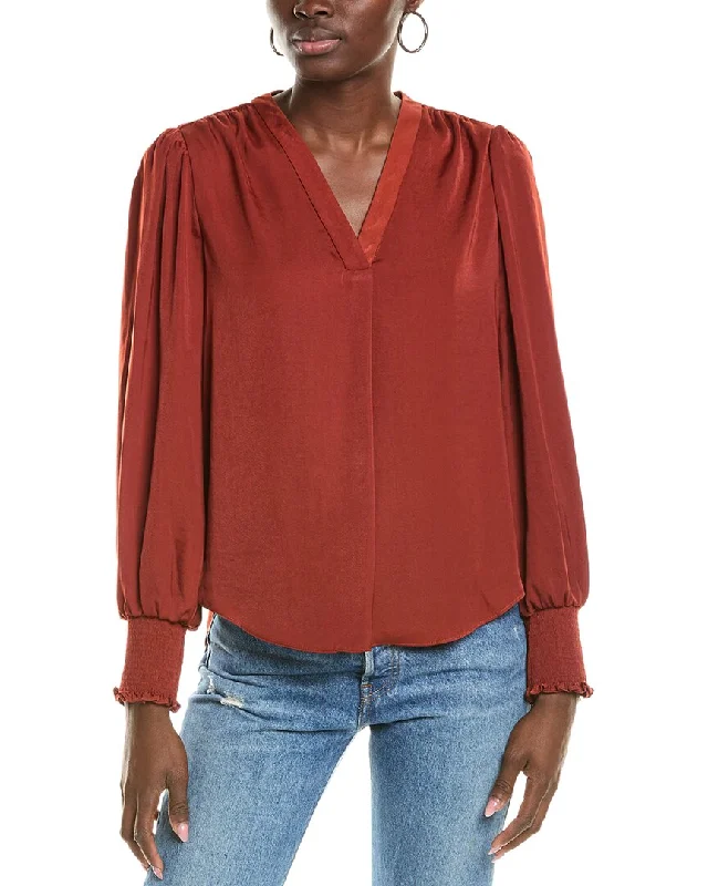 Vince Camuto V-Neck Blouse Big Savings On Rustic Countryside Styles