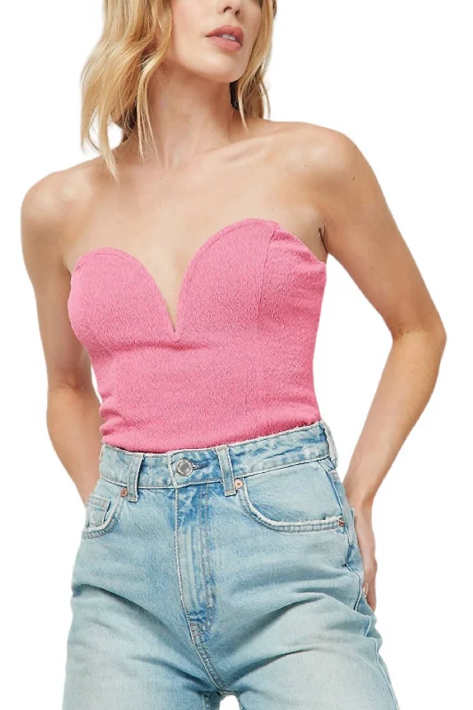 Winston Bodysuit In Pink Stylish Savings