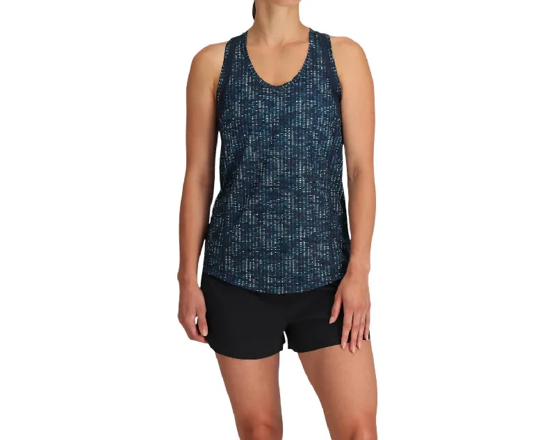 Women Echo Tank In Cortez Digital Stripe Flash Sale