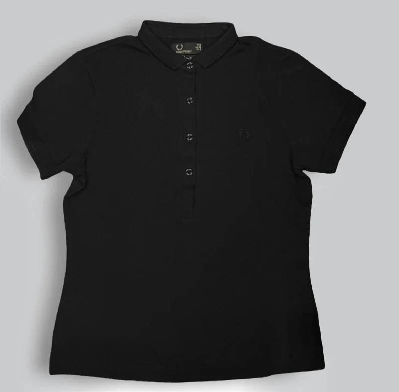 Women's Amy Winehouse Stand Collar Shirt In Black Mother's Day Special