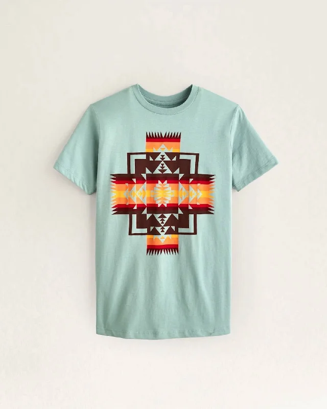 Womens Chief Joseph Graphic Tee Top In Seafoam The Good Stuff