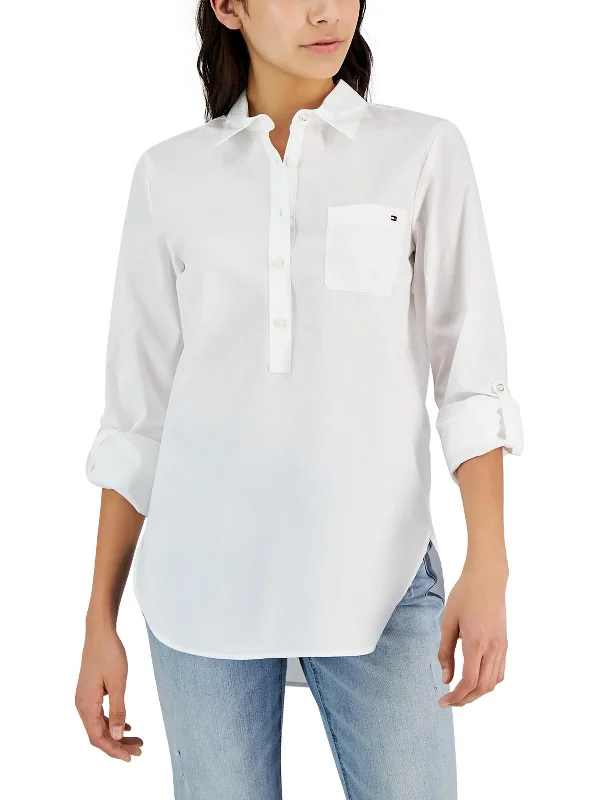 Womens Cotton Polo Top Eco Friendly Fashion Sale