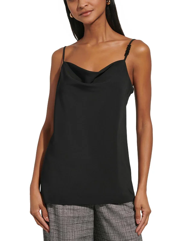 Womens Cowl Neck Sleeveless Cami Exclusive Discount