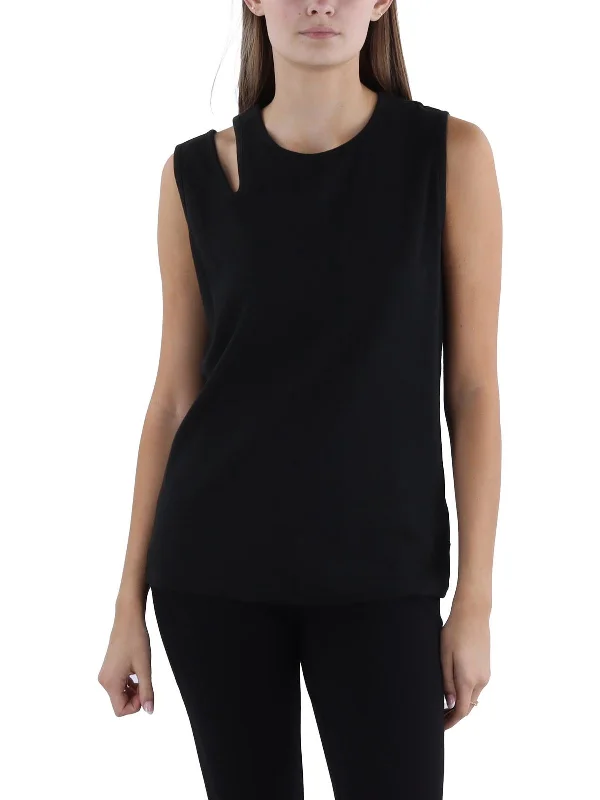 Womens Cutout Sleeveless Shell Best Sellers