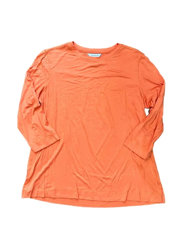 Women's Deep Sea Top In Orange Big Discounts