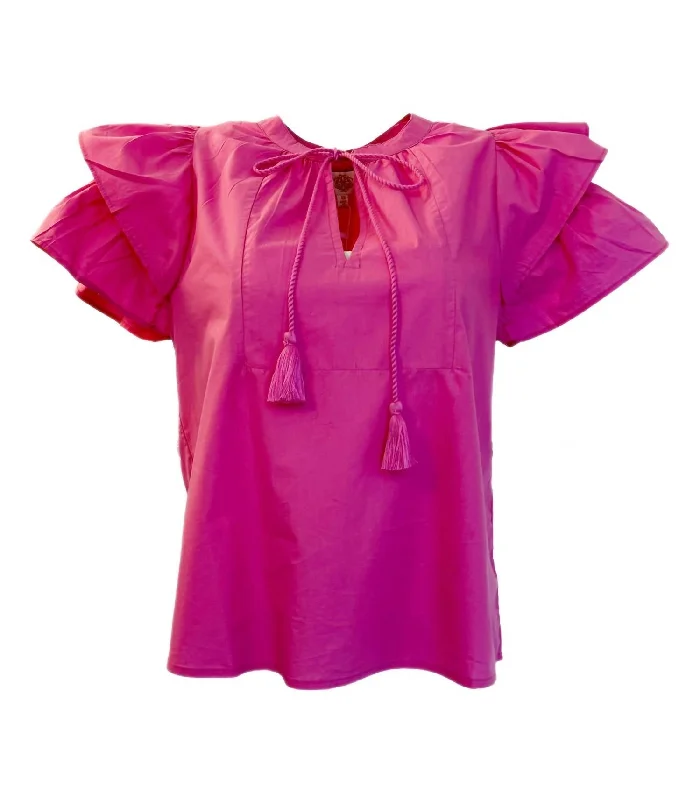 Women's Gabrielle Top In Orchid Luxe Women's Apparel