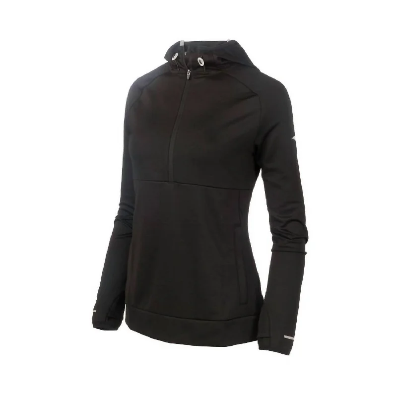 Women's Infinity Hoody In Black Minimalist Office - Ready Style