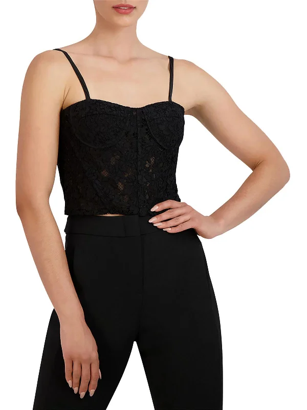 Womens Lace Underwire Cropped Fashion Sale