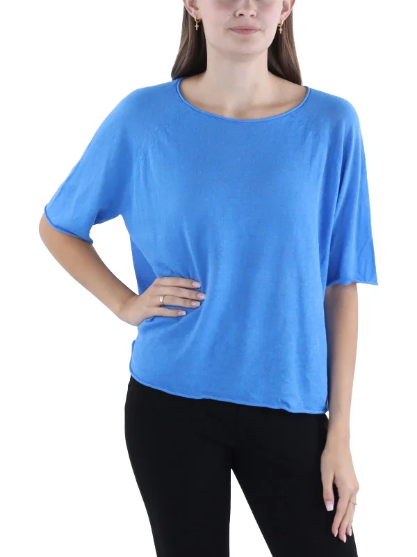 Womens Linen Short Pullover Top Trendy And Individual Women's Fashion