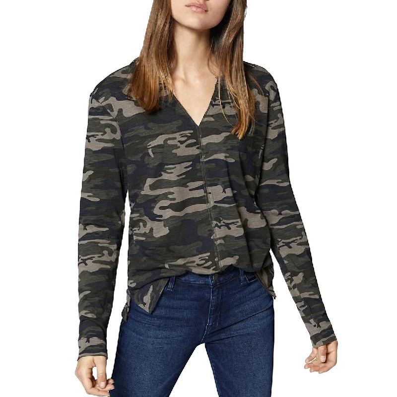 Womens Long Sleeve Camouflage T-Shirt Exclusive Sale