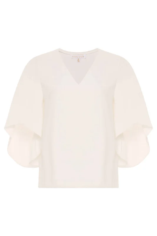 Women's Nina Blouse In Ivory Classic Women's Fashion