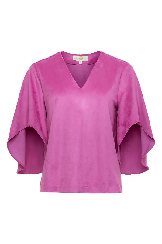 Women's Nina Top In Fuschia Elevate Your Wardrobe