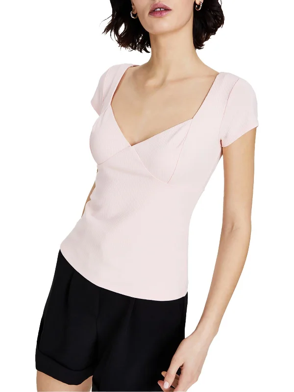 Womens Ribbed Blouse Trendy And Individual Women's Fashion