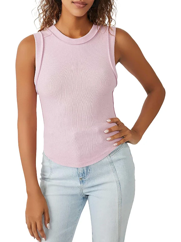 Womens Ribbed Tank Pullover Top Sophisticated Outfits