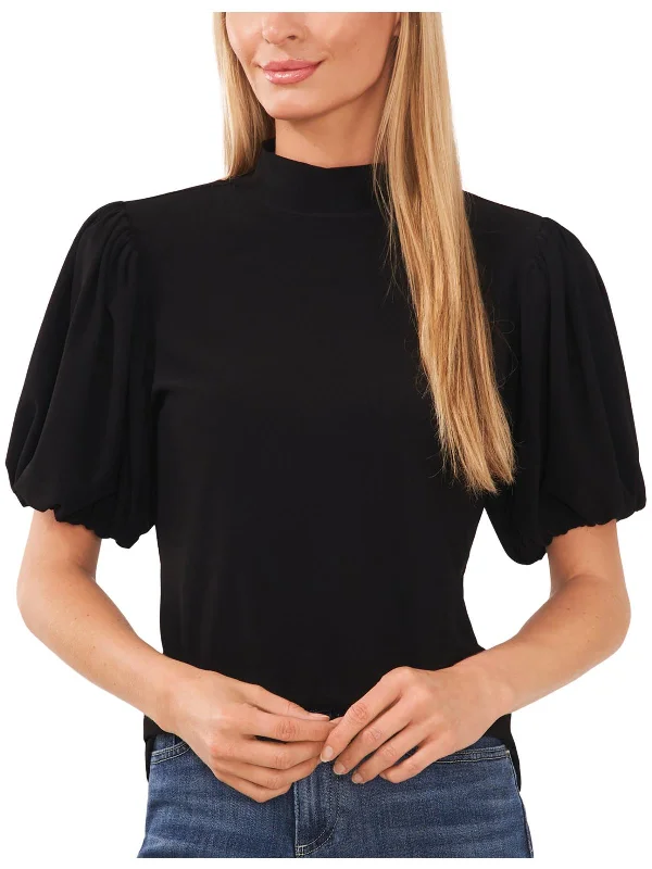 Womens Ruffled Puff Sleeve Blouse Comfort First Women's Wear