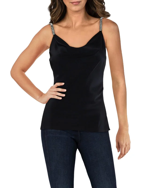 Womens Silk Embellished Cami Premium Style