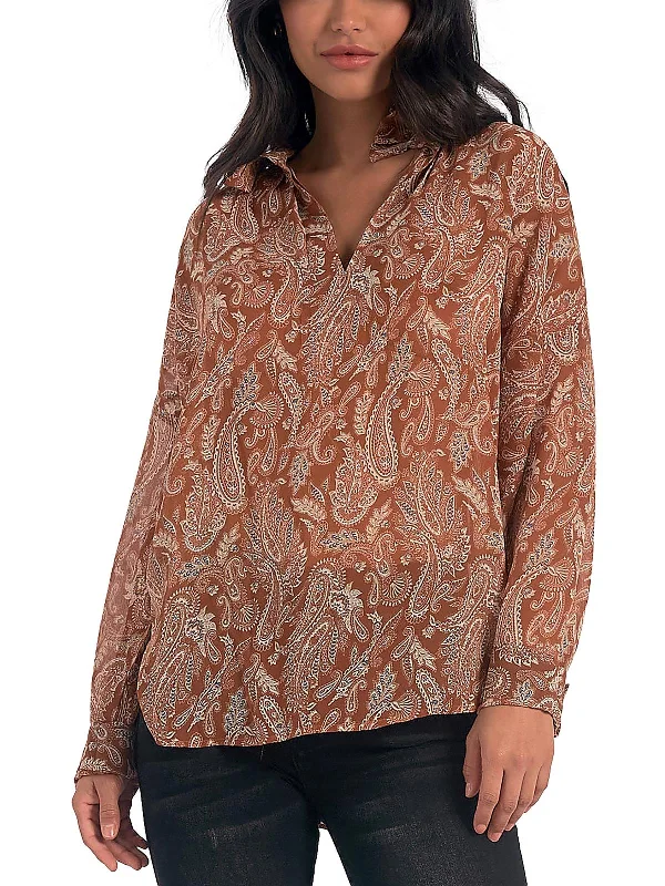 Womens Smocked Paisley Blouse Fashion For Every Occasion