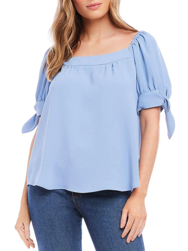 Womens Square Neck Puff Sleeve Blouse Limited Stock, Big Sale