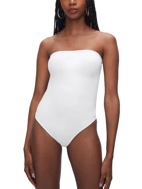 Womens Strapless Tube Bodysuit Season Appropriate Women's Collection