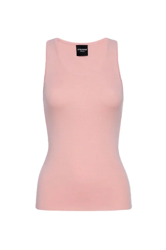 Women's Tanks A Lot Tank Top In Blush Casual Chic