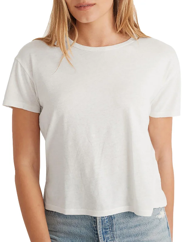 Womens Tee Crewneck Pullover Top Trendy Threads