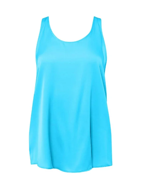 Women's Tivoli Tank Top In Fountain Blue Forward Trendsetter