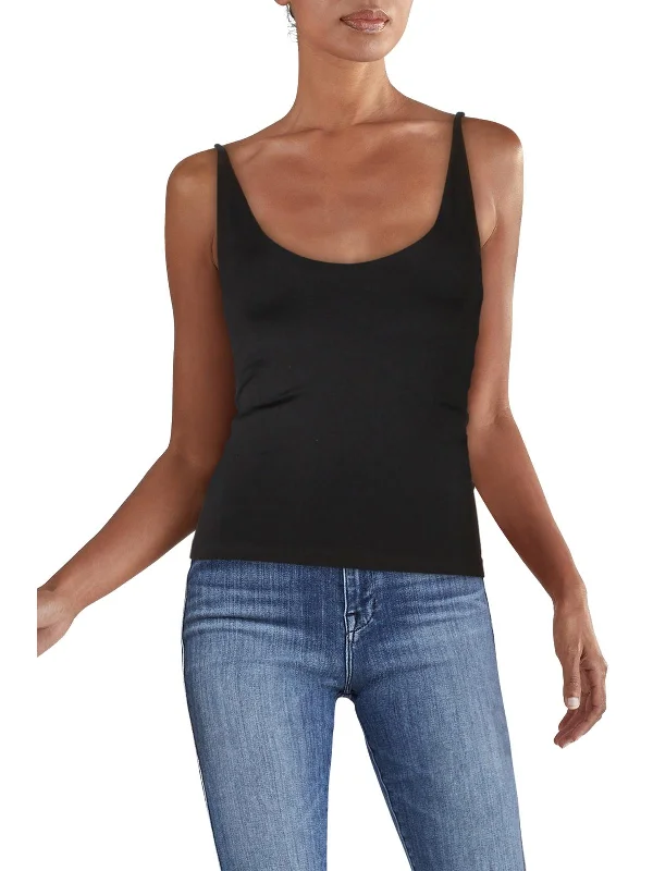 Womens V-Neck Crop Tank Top Ride The Style Wave