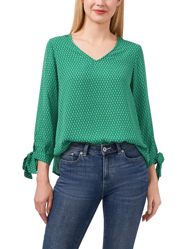 Womens V Neck Side Slit Blouse Buy More, Save More