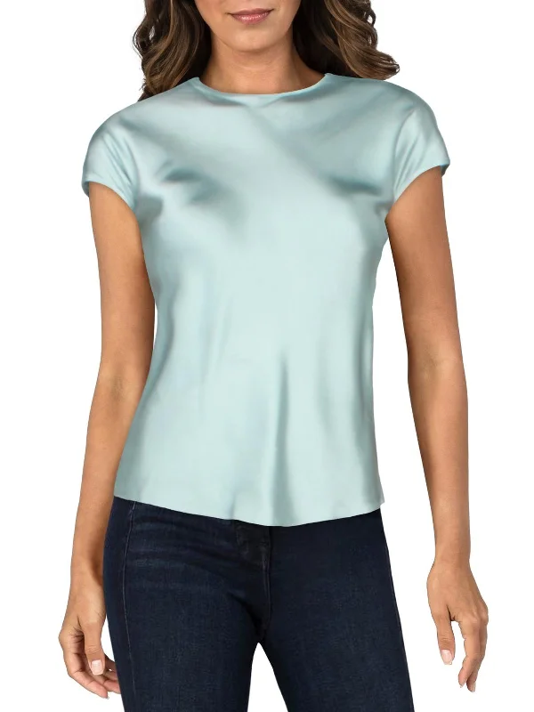 Womens Work Wear Keyhole Blouse New In This Season