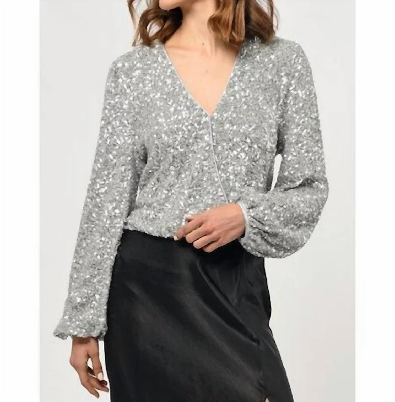 Allison Blouse In Silver Spring Fashion