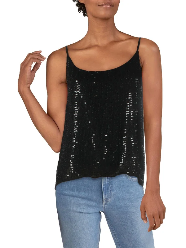 Amber Womens Embellished Racerback Tank Top Summer Splash Sale