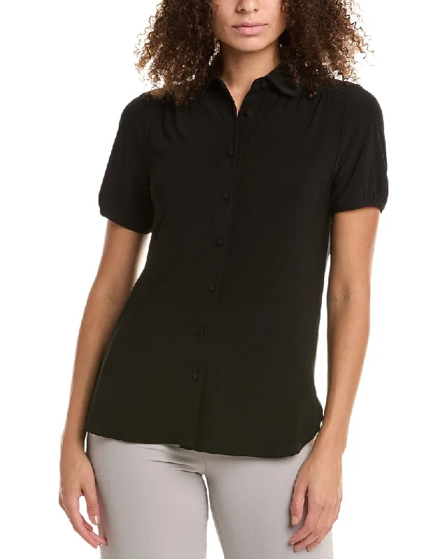 Anne Klein Collared Top Big Discounts